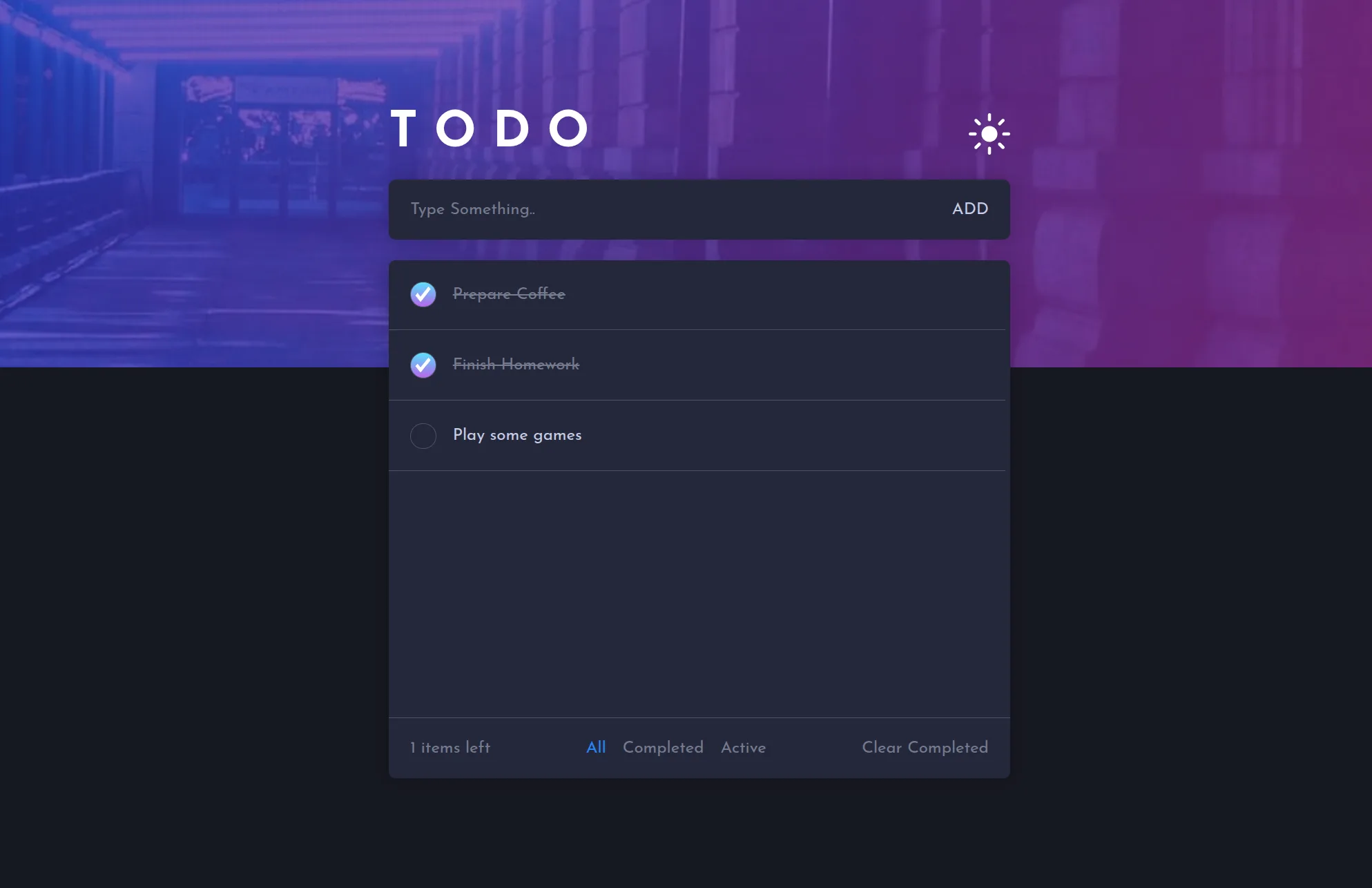 Todo Application